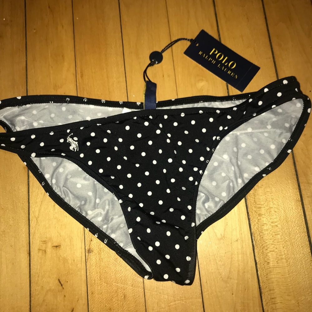 Polka dot swim bottoms
